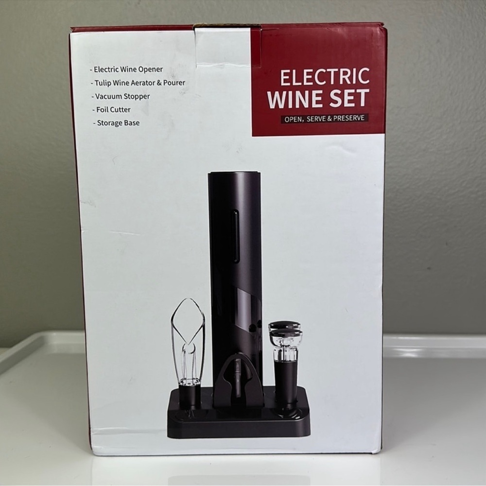 New Electric Wine Set with Accessories